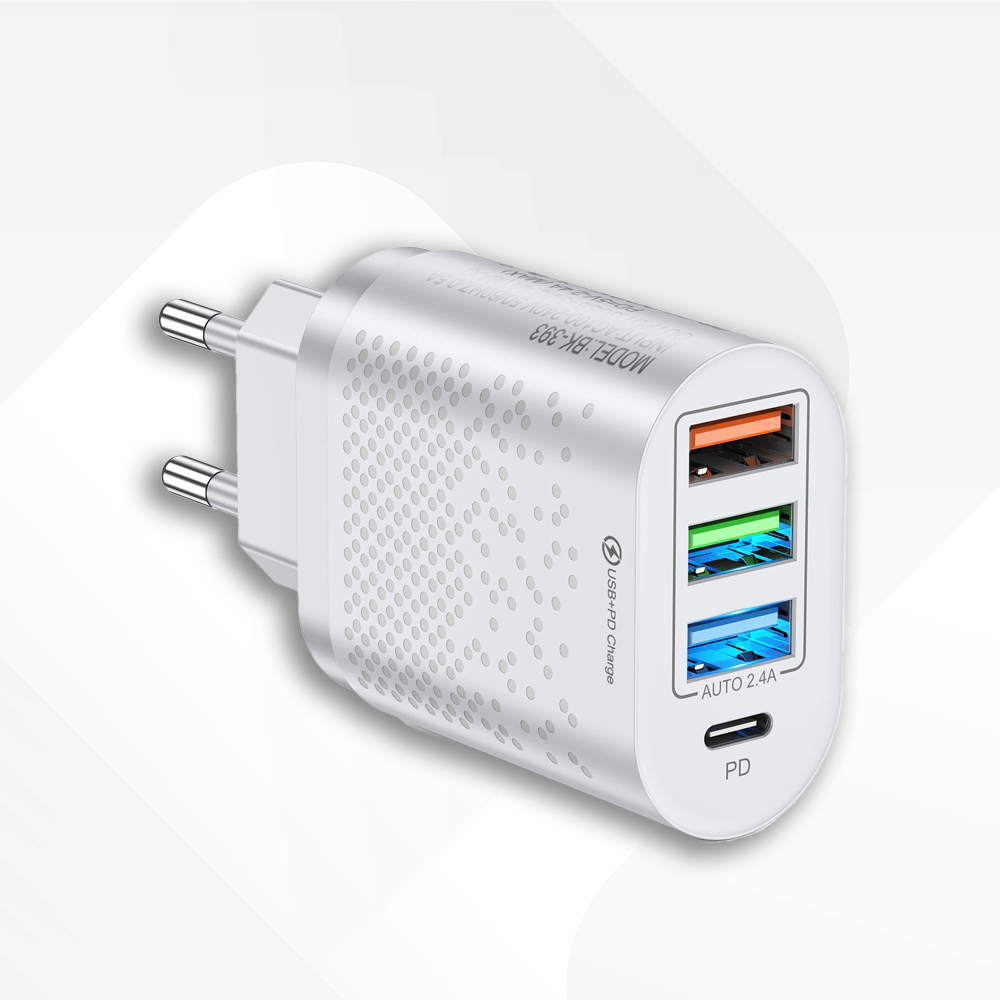 Chargeur Rapide 3.0 USB/USB-C - ANSEIP 48W DP