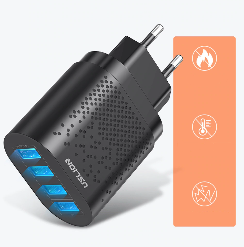 Chargeur ULTRA RAPIDE 3.0 + câble USB magnétique rotatif