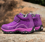 Noa - Bottines d'hiver mixte violet