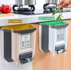 Retractable kitchen bin