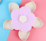 Boîte de Rangement Rotative en Forme de Fleur pour Collation