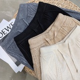 Lola - Pantalon décontracté en laine tricoté