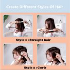 Ceramic mini hair straightener