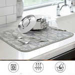 Tapis pour vaisselle ultra-absorbant