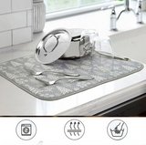 Tapis pour vaisselle ultra-absorbant
