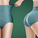 Lot de 2 culottes gainantes sans coutures en soie glacée
