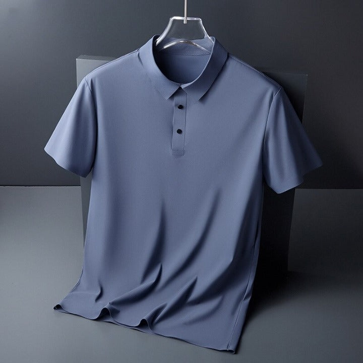 Polo en soie infroissable