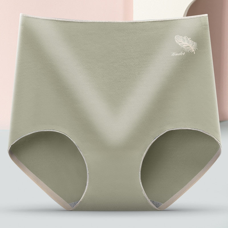 Pack of 3 Seamless High-Waisted Cotton Briefs