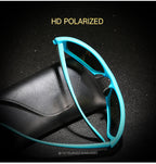 Lunettes de soleil de sport avec verres polarisants anti-reflets