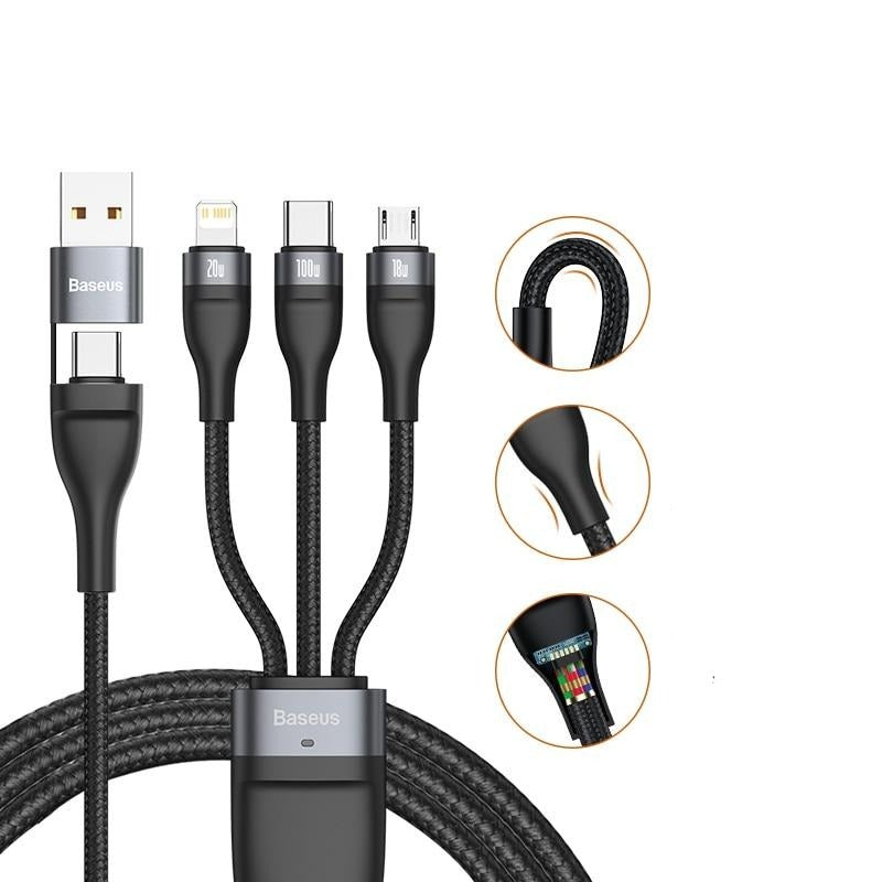 Câble de chargement double USB 3 en 1 - MYLO MX3
