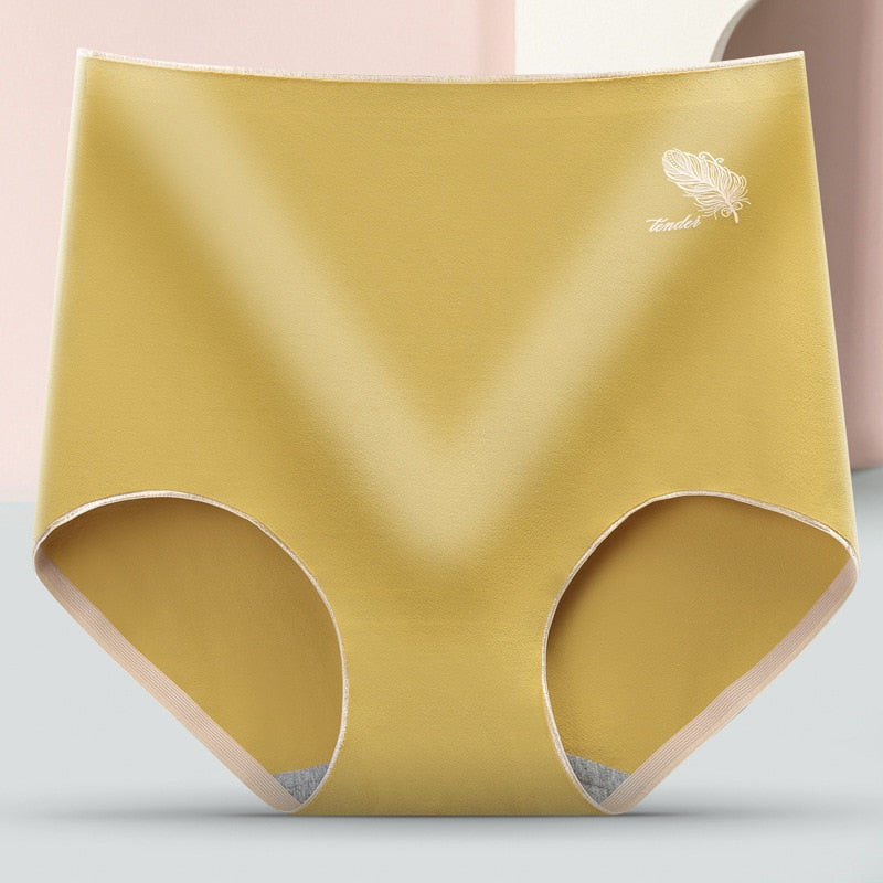 Pack of 3 Seamless High-Waisted Cotton Briefs