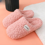 Chaussons d'intérieur antidérapantes rose