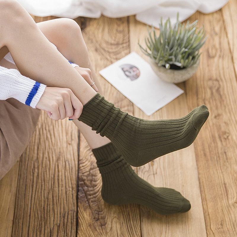 3 paires de chaussettes retros en coton