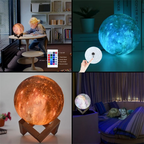 Lampe LED en forme de lune