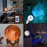 Lampe LED en forme de lune