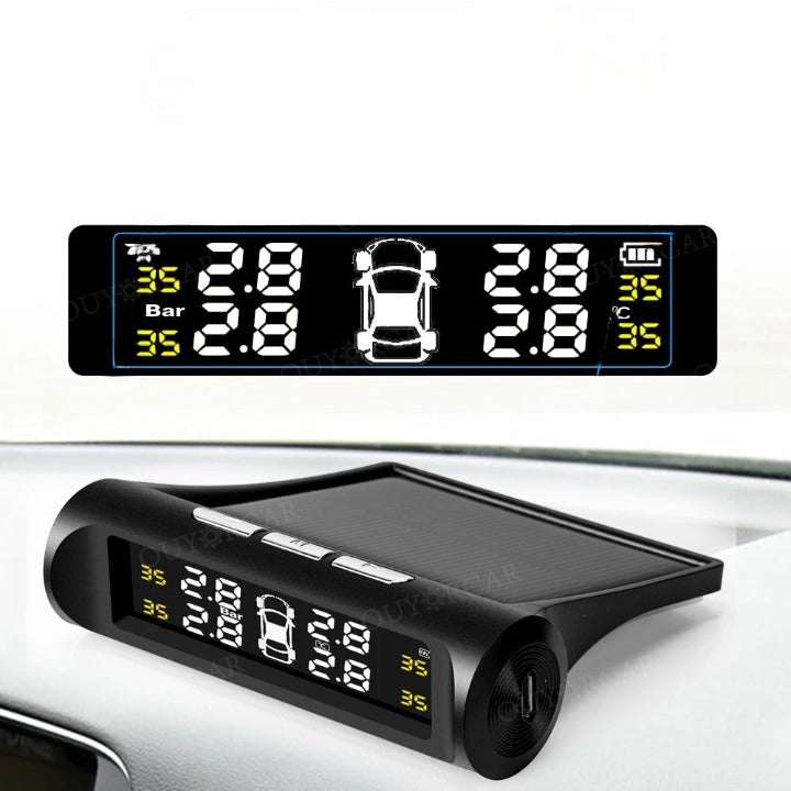 Moniteur solaire de pression de pneu