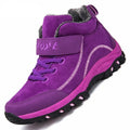 Noa - Bottines d'hiver mixte violet