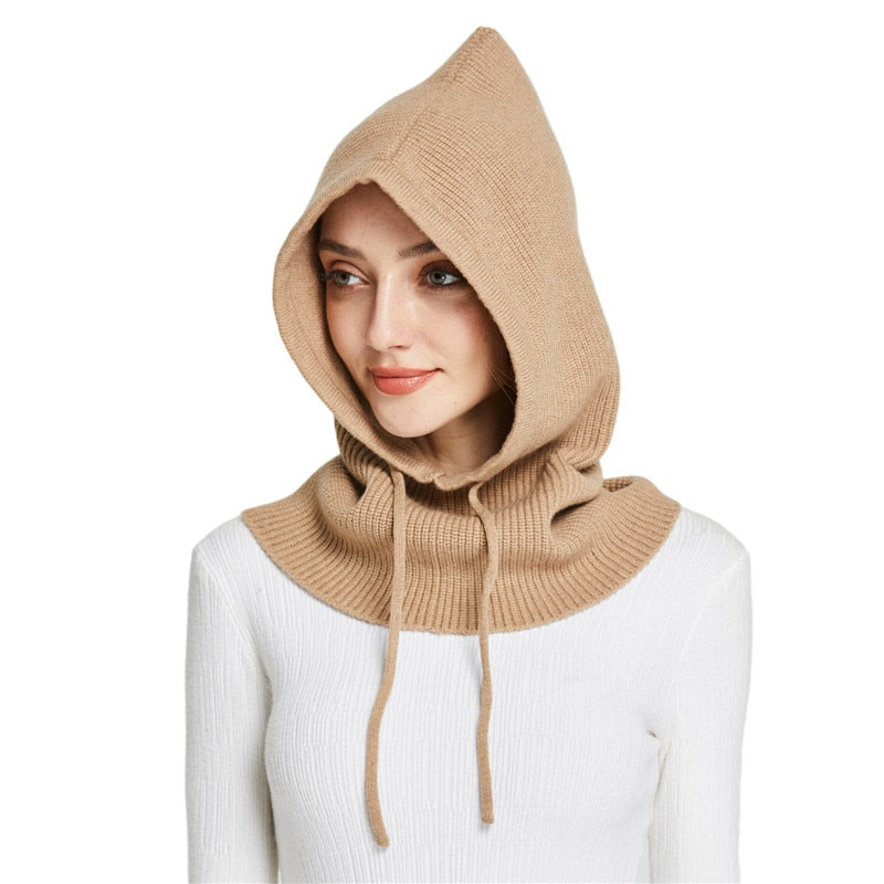 Joël - Cagoule d'hiver en laine mixte