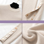 Anastasiya - Pull col rond manches longues
