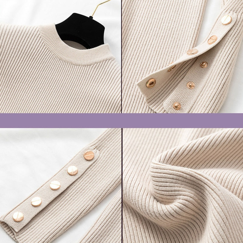 Anastasiya - Pull col rond manches longues