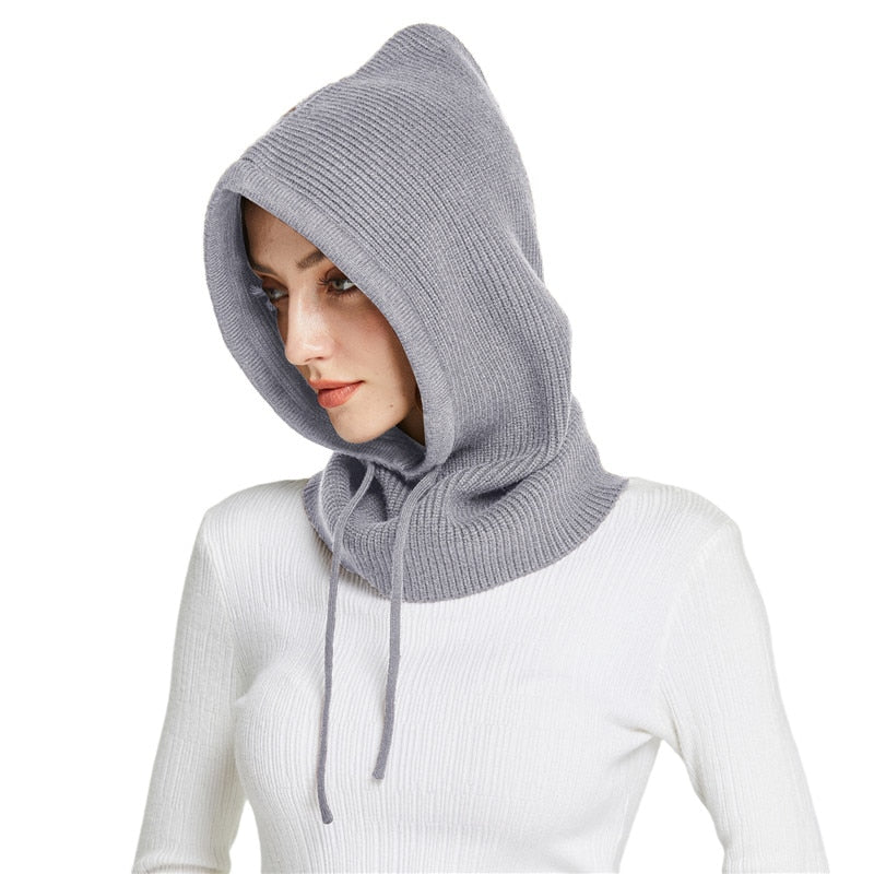 Joël - Cagoule d'hiver en laine mixte