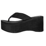 Tongs compensées confortables