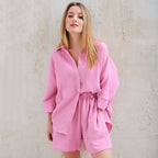 Jasmin - pyjama en gaze de coton pour femme