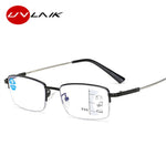 Lunettes de lecture anti-lumière bleue en titane
