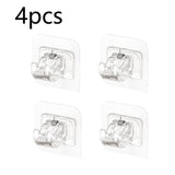 4 pcs Fixation facile tringle