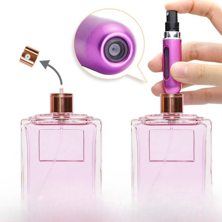 2 x Mini bouteille de parfum rechargeable