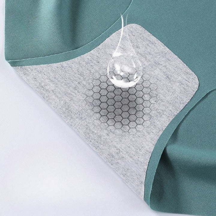 Lot de 2 culottes gainantes sans coutures en soie glacée
