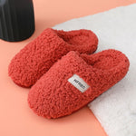 Chaussons d'intérieur antidérapantes orange