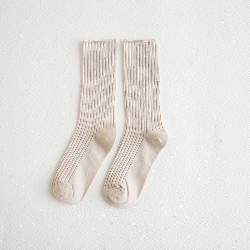 3 paires de chaussettes retros en coton