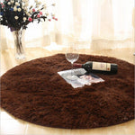 Tapis rond ultra-doux - Imitation fourrure