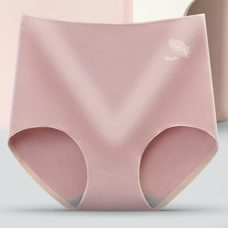 Pack of 3 Seamless High-Waisted Cotton Briefs