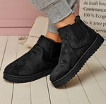  Boots basses fourrées Noir