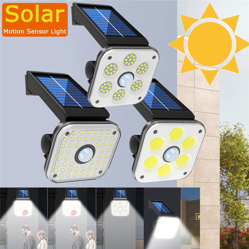 Applique murale LED Solaire - Détecteur de mouvement