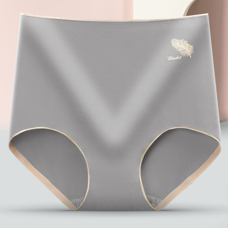 Pack of 3 Seamless High-Waisted Cotton Briefs