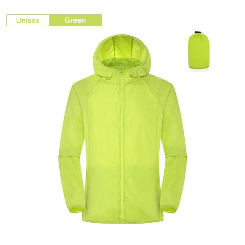 Unisex lightweight and ultra-breathable waterproof jacket