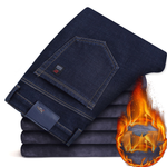 Jean fourré polaire homme