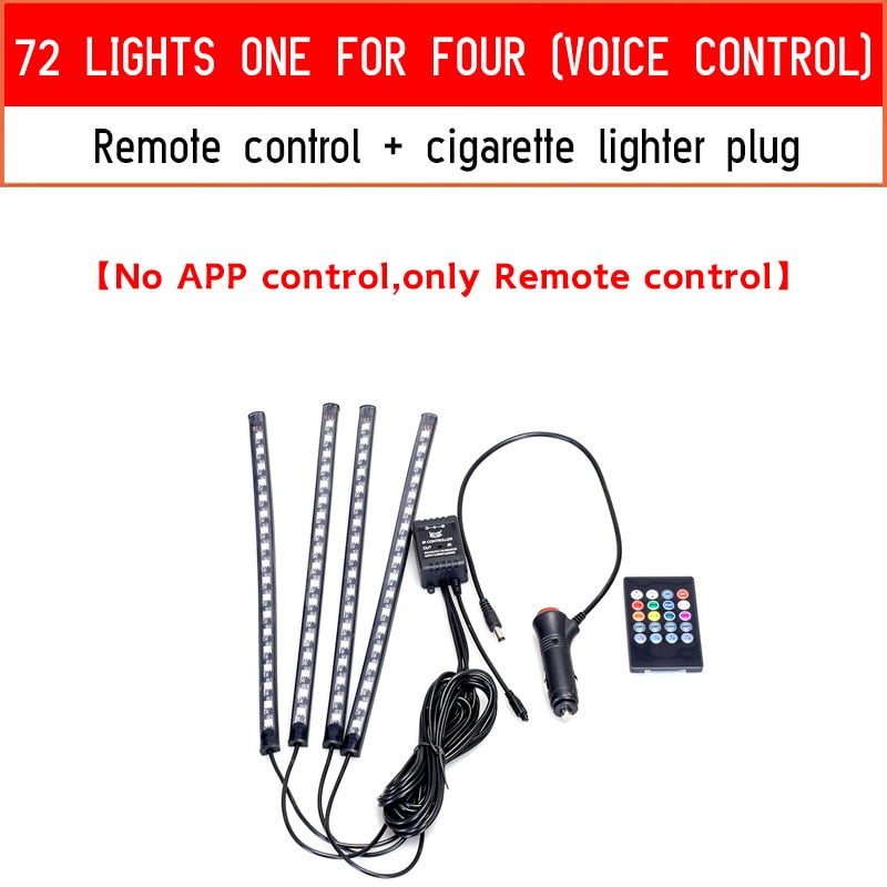 Lumière d'ambiance Led pour voiture