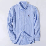 Chemise Oxford en coton à manches longues