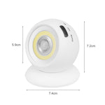 Lampe LED magnétique 360° - Détection des mouvements
