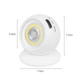 Lampe LED magnétique 360° - Détection des mouvements