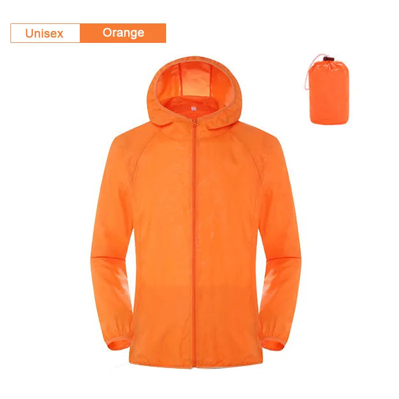 Unisex lightweight and ultra-breathable waterproof jacket