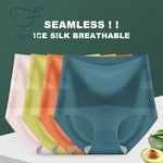 Lot de 2 culottes gainantes sans coutures en soie glacée