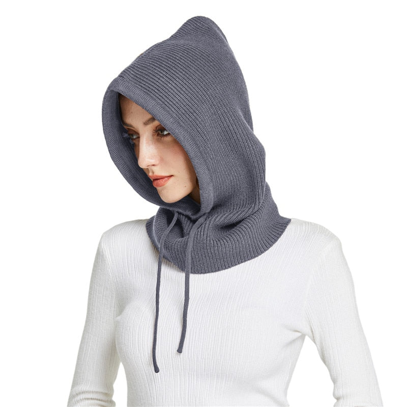 Joël - Cagoule d'hiver en laine mixte