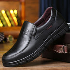 Mocassins en cuir pour homme Noir