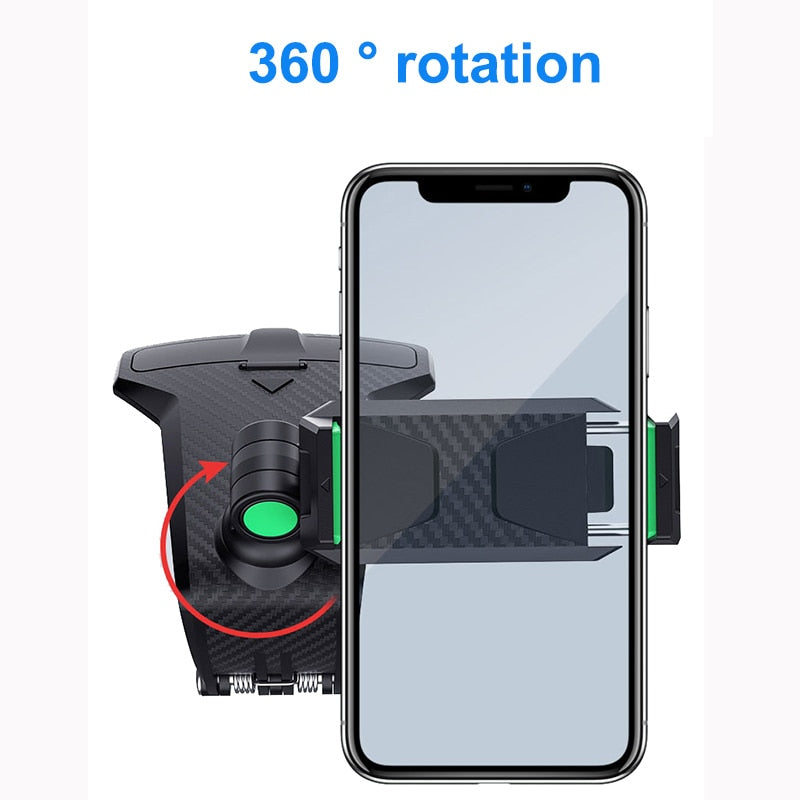 Lot De 4 Supports De Téléphone Avec Anneau Rotatif 360° - Design Marbré, Base Pliable, Compatible Smartphones Et Tablettes - 1