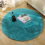 Tapis rond ultra-doux - Imitation fourrure